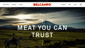What Belcampo.com website looked like in 2021 (3 years ago)