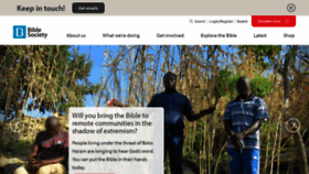 What Biblesociety.org.uk website looked like in 2021 (3 years ago)