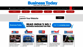 What Businesstoday.in website looked like in 2021 (3 years ago)