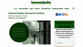 What Boomerandecho.com website looked like in 2021 (3 years ago)