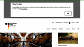 What Bmelv.de website looked like in 2021 (3 years ago)