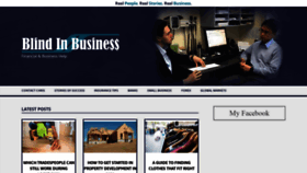 What Blindinbusiness.co.uk website looked like in 2021 (3 years ago)
