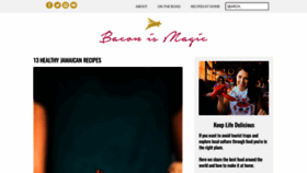 What Baconismagic.ca website looked like in 2021 (3 years ago)