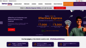 What Bancoripley.com.pe website looked like in 2021 (5 years ago)