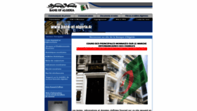 What Bank-of-algeria.dz website looked like in 2021 (3 years ago)