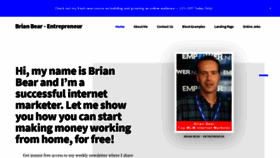 What Brianbear.net website looked like in 2021 (3 years ago)