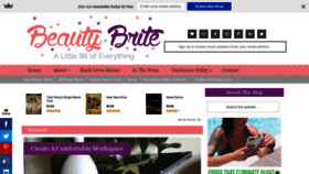 What Beautybrite.com website looked like in 2021 (3 years ago)