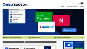 What Beltegoed.nl website looked like in 2021 (3 years ago)