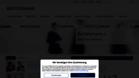 What Bertelsmann.de website looked like in 2021 (3 years ago)