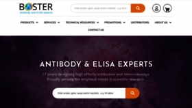 What Bosterbio.com website looked like in 2021 (3 years ago)