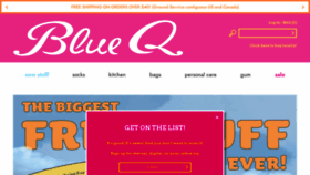 What Blueq.com website looked like in 2021 (3 years ago)