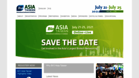 What Bioasiataiwan.com website looked like in 2021 (4 years ago)