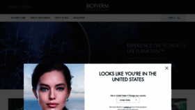 What Biotherm.com website looked like in 2021 (3 years ago)