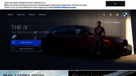 What Bmw.co.za website looked like in 2021 (3 years ago)