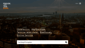 What Bonn.de website looked like in 2021 (3 years ago)
