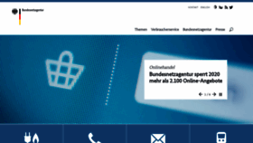 What Bundesnetzagentur.de website looked like in 2021 (4 years ago)
