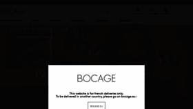 What Bocage.fr website looked like in 2021 (3 years ago)
