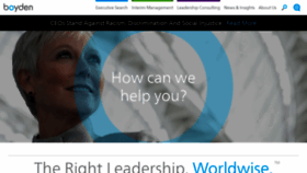 What Boyden.com website looked like in 2021 (4 years ago)
