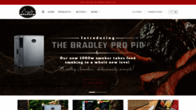 What Bradleysmoker.com website looked like in 2021 (3 years ago)
