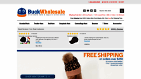 What Buckwholesale.com website looked like in 2021 (3 years ago)