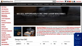 What Buildyourcnc.com website looked like in 2021 (3 years ago)