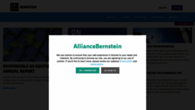 What Bernstein.com website looked like in 2021 (3 years ago)