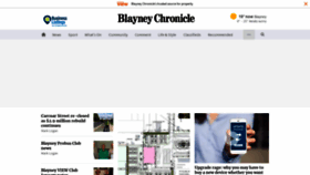What Blayneychronicle.com.au website looked like in 2021 (3 years ago)