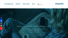 What Blog.bible website looked like in 2021 (3 years ago)