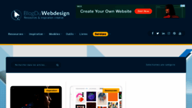 What Blogduwebdesign.com website looked like in 2021 (3 years ago)