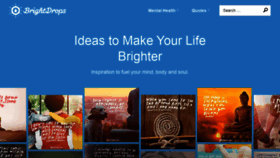 What Brightdrops.com website looked like in 2021 (4 years ago)