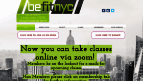 What Befitnyc.me website looked like in 2021 (3 years ago)