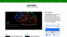 What Byspel.com website looked like in 2021 (3 years ago)