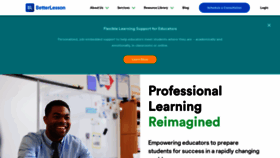 What Betterlesson.com website looked like in 2021 (3 years ago)