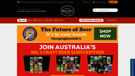 What Beercartel.com.au website looked like in 2021 (3 years ago)