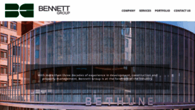 What Bennettgroupdc.com website looked like in 2021 (3 years ago)