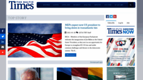 What Baltictimes.com website looked like in 2021 (3 years ago)