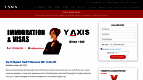 What Blog.y-axis.com website looked like in 2021 (3 years ago)