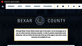 What Bexar.org website looked like in 2021 (4 years ago)