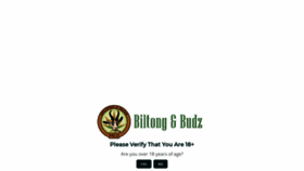 What Biltongandbudz.co.za website looked like in 2021 (3 years ago)