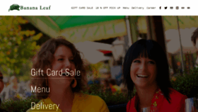 What Bananaleaf-vancouver.com website looked like in 2021 (3 years ago)