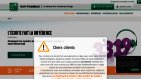 What Bnpparibas.dz website looked like in 2021 (3 years ago)