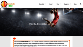What Basketballslab.com website looked like in 2021 (3 years ago)