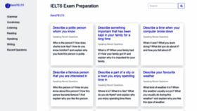 What Band7ielts.com website looked like in 2021 (3 years ago)