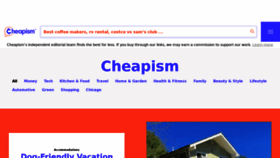 What Blog.cheapism.com website looked like in 2021 (3 years ago)
