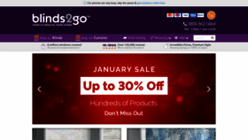 What Blinds-2go.co.uk website looked like in 2021 (4 years ago)