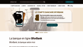 What Bforbank.com website looked like in 2021 (3 years ago)