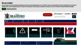 What Bradford.gov.uk website looked like in 2021 (3 years ago)