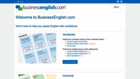 What Businessenglish.com website looked like in 2021 (3 years ago)