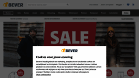 What Bever.nl website looked like in 2021 (3 years ago)