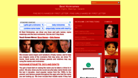 What Bestnicknametees.com website looked like in 2021 (3 years ago)